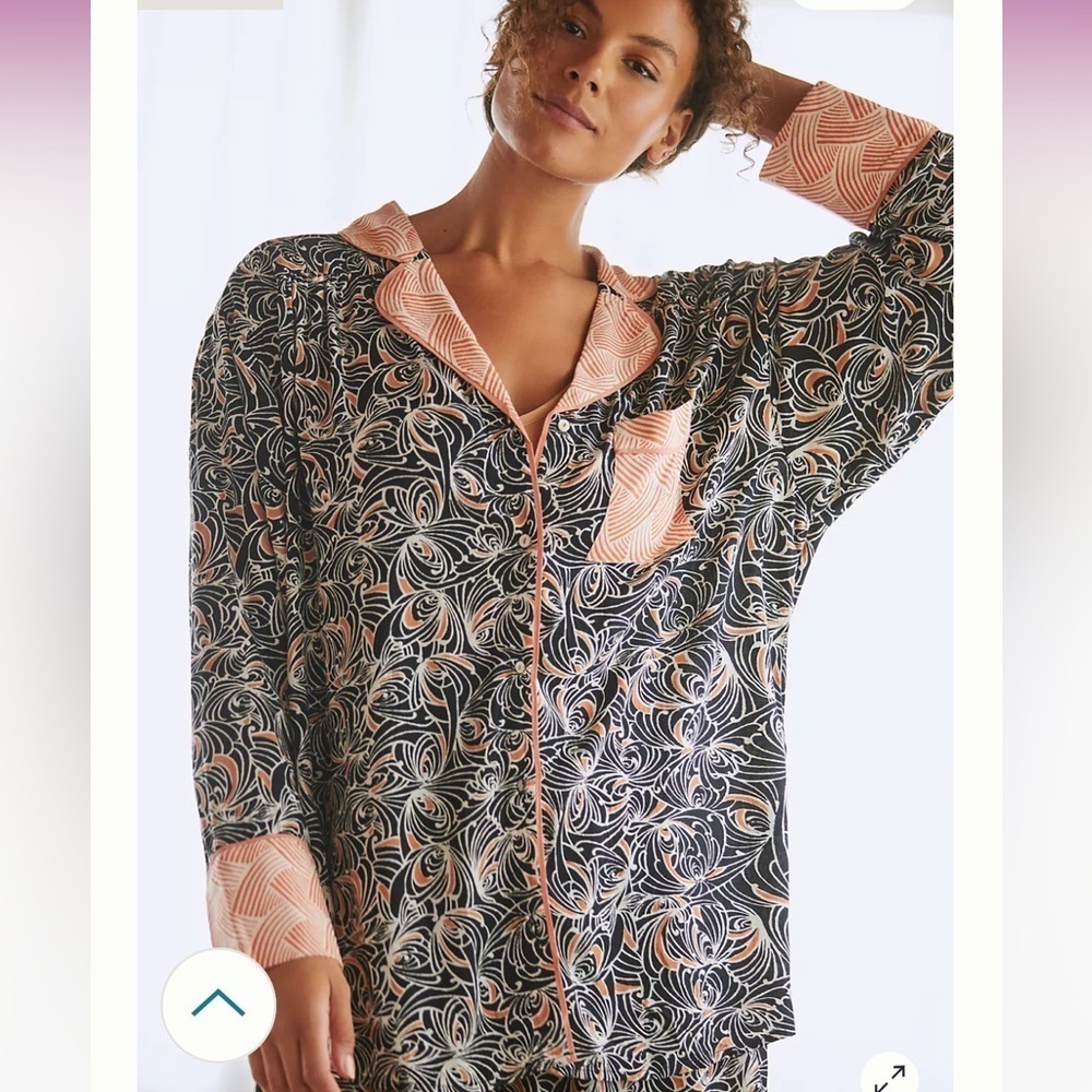 Anthropologie - Mix Print Pajama Top